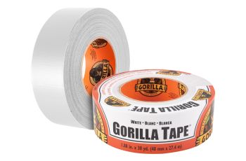 Gorilla Adhesive Tape 27.4m x 48mm WHITE Gaffer Cloth Tape