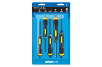 Sutton 2-6mm Pin Punch Set - 5 Piece M7060005