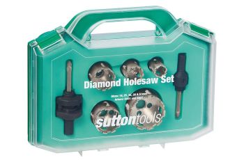 Sutton 19-51mm Diamond Grit Holesaw Set - 5 Piece H1150007
