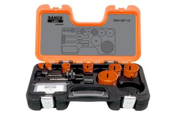 Bahco Holesaw Set 9 Piece VIP 3834-SET-72