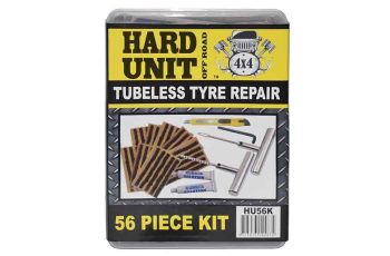 HARD UNIT Tyre Sealer Repair Kit 56 Piece Tubeless Tire HU56K