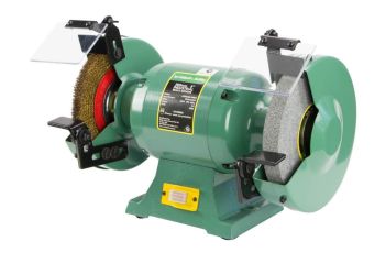 Abbott & Ashby Bench Grinder 8" 600w Industrial Wire Wheel ATBG600/8WBM