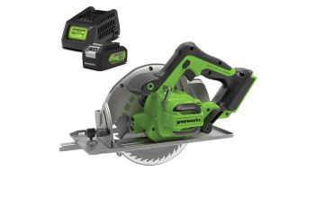 Greenworks 24V 4.0Ah 7.25" Brushless Circular Saw Kit 1500907AU-Kit-4
