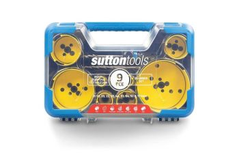 Sutton 19-111mm TCT Multi-Purpose Holesaw Set for Plumbers - 9 Piece H127MP7