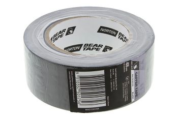 Bear Gaffer Tape 48mm x 25m Multipurpose BLACK Norton 66623320098