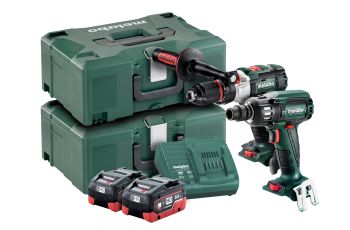 Metabo 18V 8.0Ah Brushless Cordless 2 Piece Combo Kit SB SSW 400 BL M HD 8.0 AU68902580