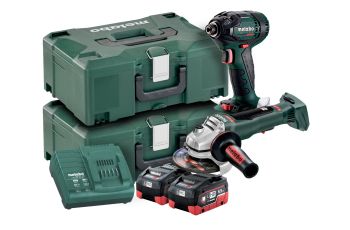 Metabo 18V 5.5Ah Impact Driver + 125mm Angle Grinder Kit AU68200250