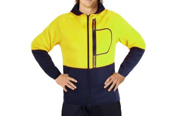 Tradie MJ3725SI/M Hi-Vis Hoodie MEDIUM High Visibility Jacket YELLOW MJ3725SI/M