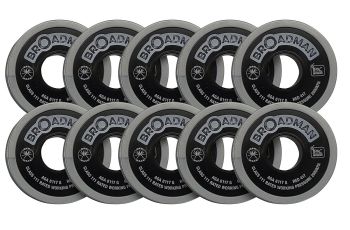 Broadman Teflon Tape Extra Wide Grey 10 Piece 19mm x 30m Roll 4810 RED419
