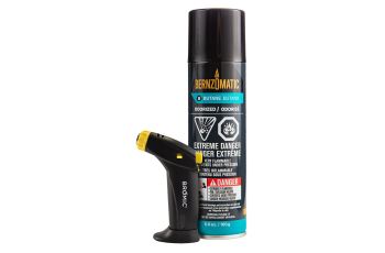 Bromic Pocket Blow Torch & Butane Combo Safety Child Lock Piezo Ignition 1811645-BF56