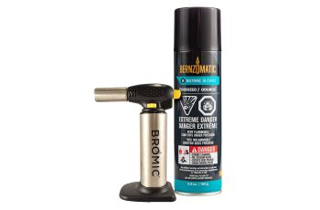 Bromic Blow Torch & Butane Gas Combo Safety Child Lock Piezo Ignition 1811646-BF56