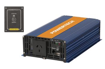 Powertech Pure Sine Wave Inverter 1000W 12VDC to 230VAC MI5736