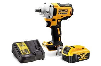 DeWALT Brushless Impact Wrench Kit 1/2"Dr 5.0Ah DCZ894P1-XE