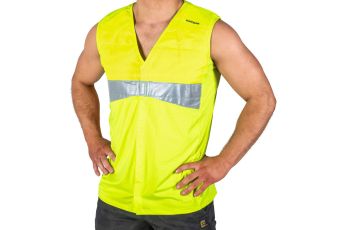 Gorilla Gorilla Cooling Vest High Visibility - Large - Soak in cold water to activate cooling relief for up to *4 hours GCV-HV-LRG