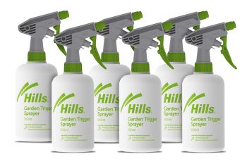 Hills Trigger Sprayer 6 Pack 500ml Indoor Plants And Household Cleaning 100722