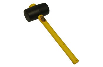 Thor TH957FG Hammer Black Rubber 1300G (3LB) Fibreglass Handle Mallet TH957FG