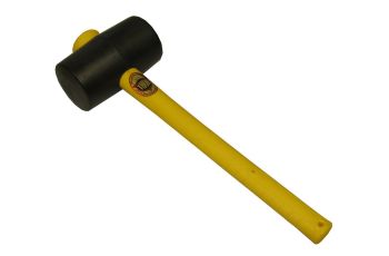 Thor Hammer Black Rubber 900G (2LB) Fibreglass Handle Mallet TH954FG