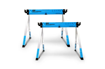 OX 800mm Pro Adjustable Metal Sawhorse 2 Pack OX-P336401