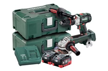 Metabo Brushless Hammer Drill & Grinder Kit With Paddle Switch 5.5Ah + BONUS AU68205554