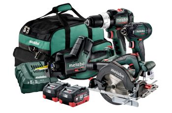 Metabo 18V 5.5Ah 4 Piece Cordless Brushless Li-Ion Combo Kit AU68401050