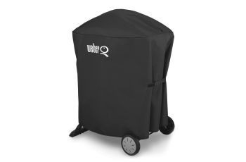 Weber 7113 Premium Barbecue Cover Suits Q 100/1000/200/2000 With Portable Cart 7113
