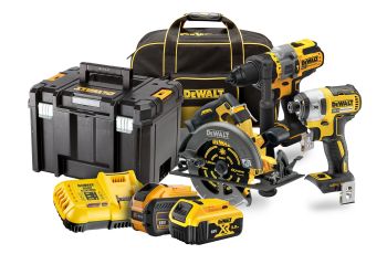 DeWALT 18V/54V XR Li-Ion BRUSHLESS 3pc Combination Kit - 5.0Ah/6.0Ah (Includes 54V XR FLEXVOLTâ„¢) DCZ357P1X1T-XE