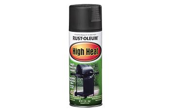 RUST-OLEUM 7778830 High Heat Spray Paint 340GM 12oz Indoor/Outdoor BARBQBLACK 7778830