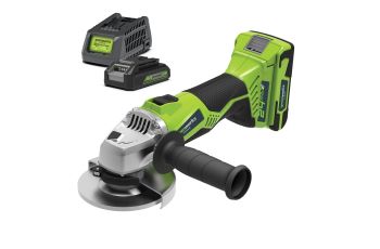 Greenworks 24V 2.0Ah 115MM Angle Grinder Kit 3200007AU-Kit-2