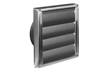 Kensington Gravity Wall Vent Marine Grade Stainless Steel 125mm GVSS125