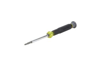 Klein Multi-Bit Electronics Screwdriver 4-in-1 Phillips Slotted Bits A-32581