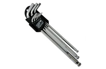 SP Tools Hex Allen Key Set 9 Piece Magnetic Metric Chrome SP34511