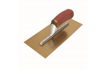 Marshalltown FINISHING TROWEL 330X127MM PERMASHAPE FLAT GOLD STAINLESS STEEL 12166