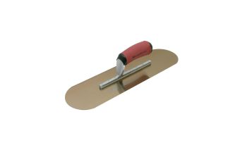 Marshalltown Golden Stainless Steel Pool Trowel with DuraSoft Handle 356mm x 102mm 13123