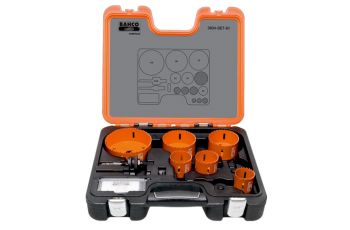 Bahco 7 Piece Plumbers Holesaw Set 3834-SET-61