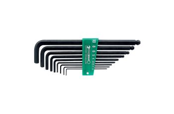 Stahlwille SET 9PC BALL END HEX KEY LONG SERIES 96432603
