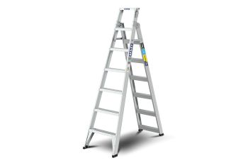 Bailey Aluminium Dual Purpose Ladder 150kg 2.1m 7 Step Trade LYTE FS14023 