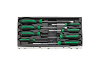 Stahlwille SET 8PC DRALL+ SCREWDRIVER SET  5 SLOT / 3 PHILIPS HEAD SW4692/8 - 96469215