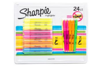 Sharpie Marker Pens 24 Piece Highlighter Chisel Tip Texta 1803286