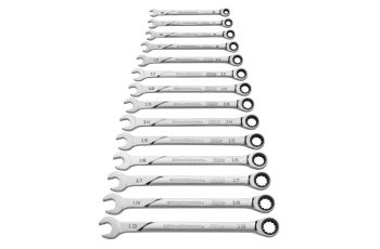 Gearwrench 14PC 120XP Universal Spline XL Ratcheting Combination Metric Wrench Set 86426