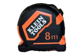 Klein 8m x 25mm Tape Measure - 4m Standout Exclusive A-86002
