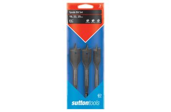 Sutton 3PC 19-25MM D501 Supabore Spade Bit Set D501SS3