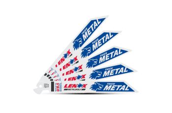 Lenox Bi-Metal Reciprocating Saw Blade 5Pack 200 x 50 x 10mm 14TPI POWER BLAST 20564614R 