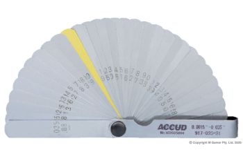 Accud 0.0015" - 0.035" Feeler Gauge AC-917-035-31