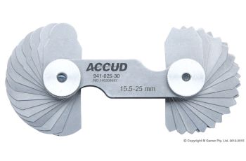 Accud 15.5-25mm Radius Gauge AC-941-025-30