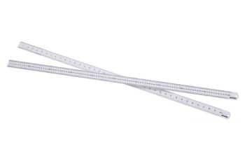 ACCUD Ruler Steel 1000mm/40" Dual Scale AC-990-040-1