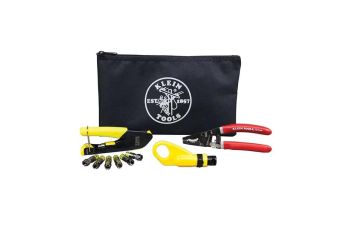 Klein Coax Cable Installation Kit with Zip Pouch A-VDV026-211