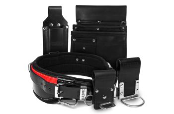 BuildPro BCPS42 Builders Carpenters Plasterers Set 42" 5 Piece Leather Heavy Duty Stitching BCPS42