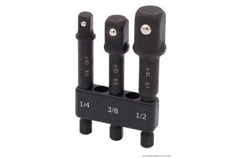Michiel Pro 1/4" Hex Impact drive 3 pce (65mm L) MP005020