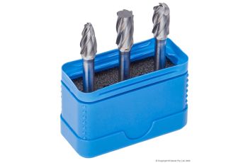 Morrisflex 3/8" Head Non-ferrous Carbide Burr 3 Piece Set CBSET3NF