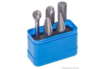 Morrisflex 1/2" Head Carbide Burr Piece 5 Piece Set CBSET5